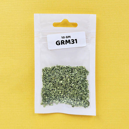 Glass Metallic Resin Stones 10g