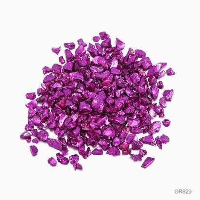 Glass Metallic Resin Stones