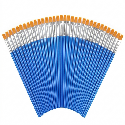 Paint Brushes for Workshop (Flat)