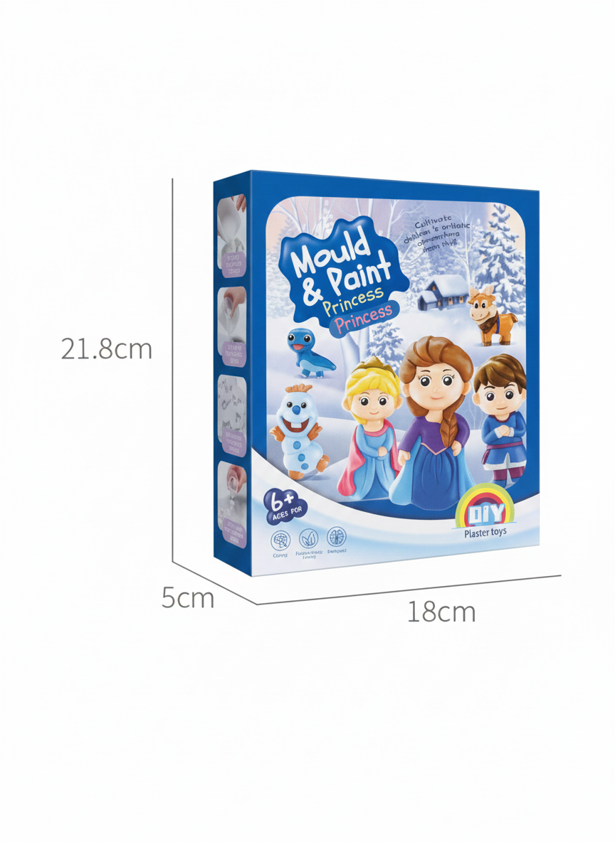 DIY Mould And Paint Kit - Princess 2
