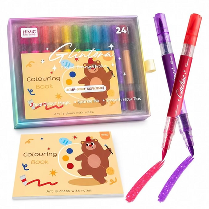 Himic Dual Tip Sparkle Ink Markers