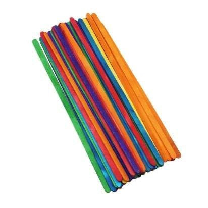 Thin Colorful Ice Cream Sticks