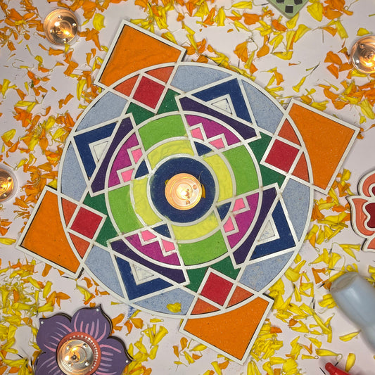 Rangoli Mat - Geometric
