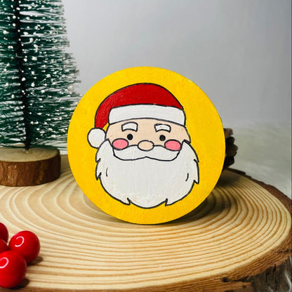 DIY Christmas Fridge Magnet - Santa Claus