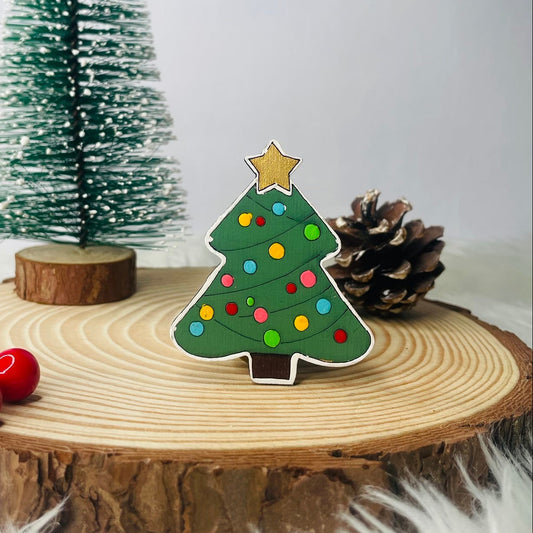 DIY Christmas Fridge Magnet - Xmas Tree