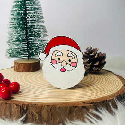 DIY Christmas Fridge Magnet - Santa Claus 2