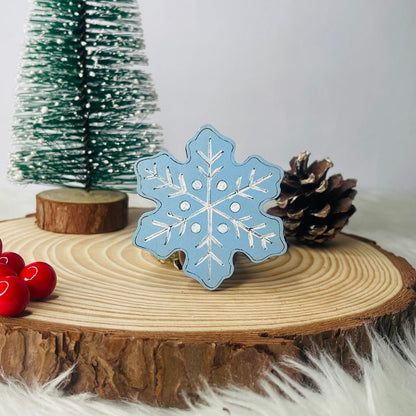 DIY Christmas Fridge Magnet - Snowflake