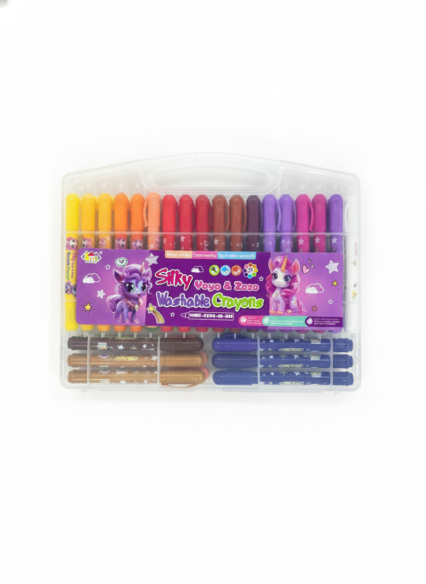 Silky Washable Crayons - 48 Shades
