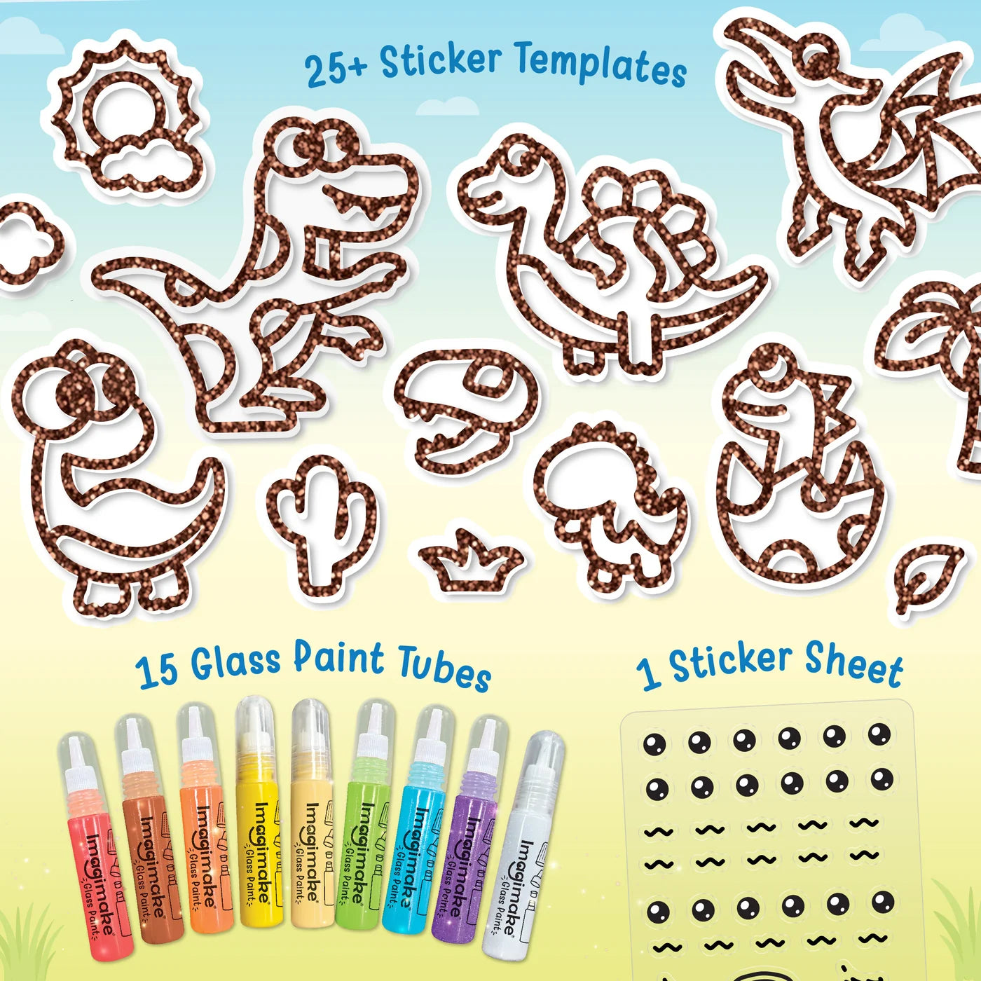 Imagimake DIY Dino Jelly Stickers