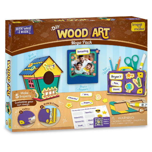 Imagimake DIY Wood Art - Mega Pack