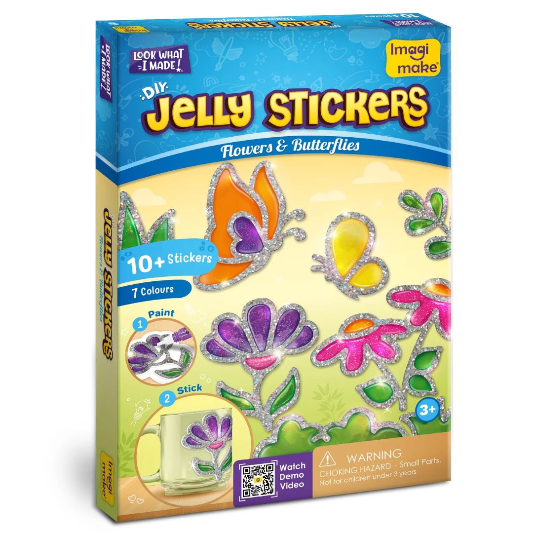 Imagimake Jelly Stickers - Flower & Butterfly