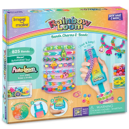 Imagimake Rainbow Loom Beads, Charms & Bands | Bracelet Kit