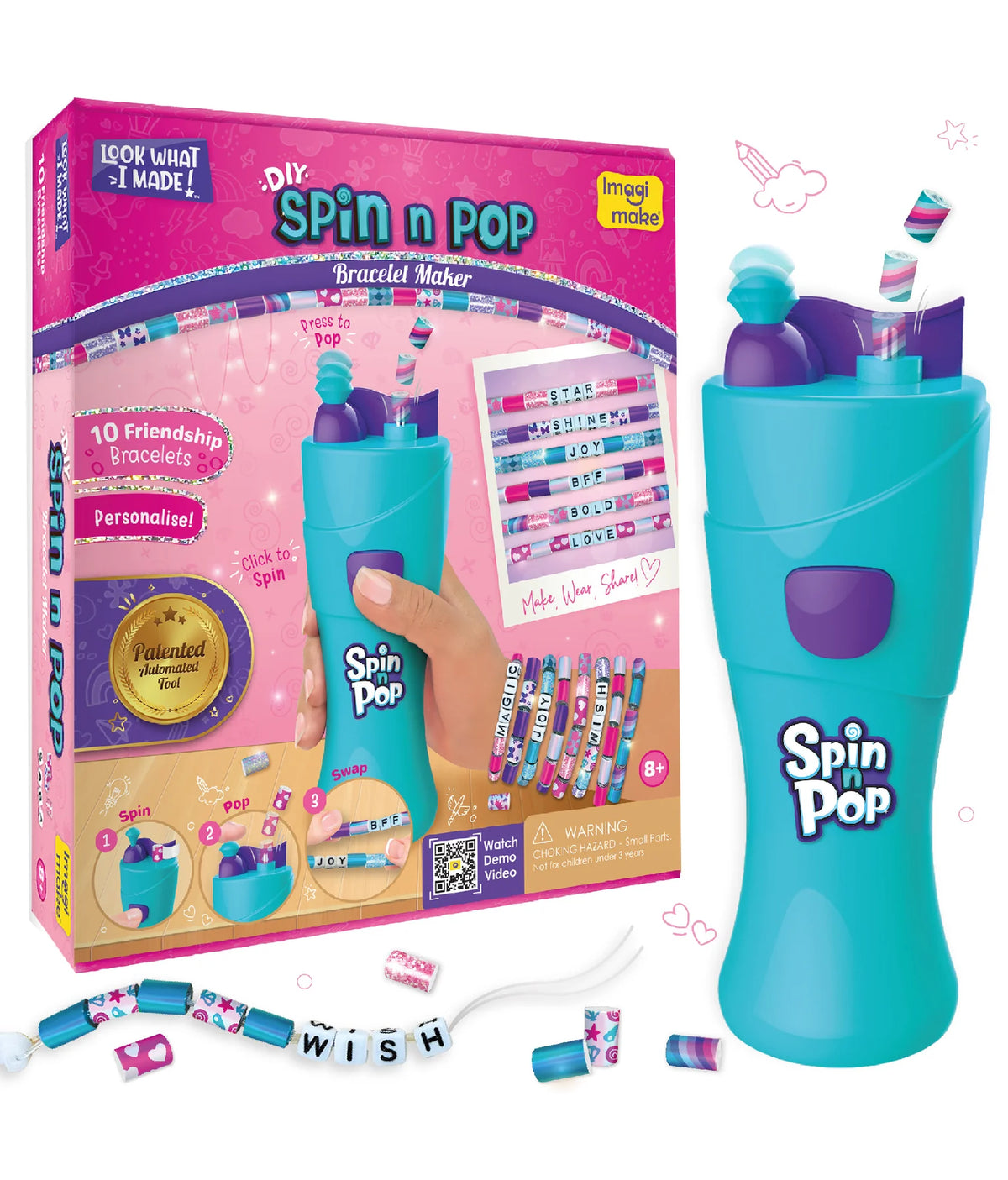 Imagimake Spin n Pop - Bracelet Maker