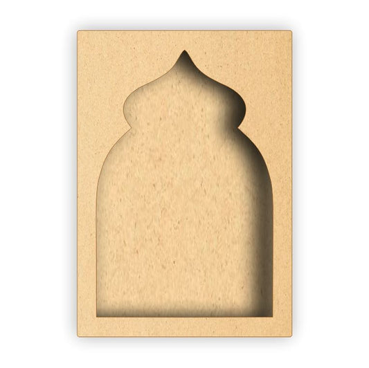 MDF Plain Jharokha Box