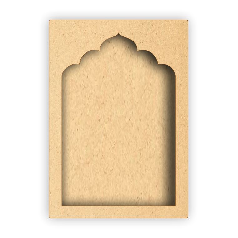 MDF Plain Jharokha Box