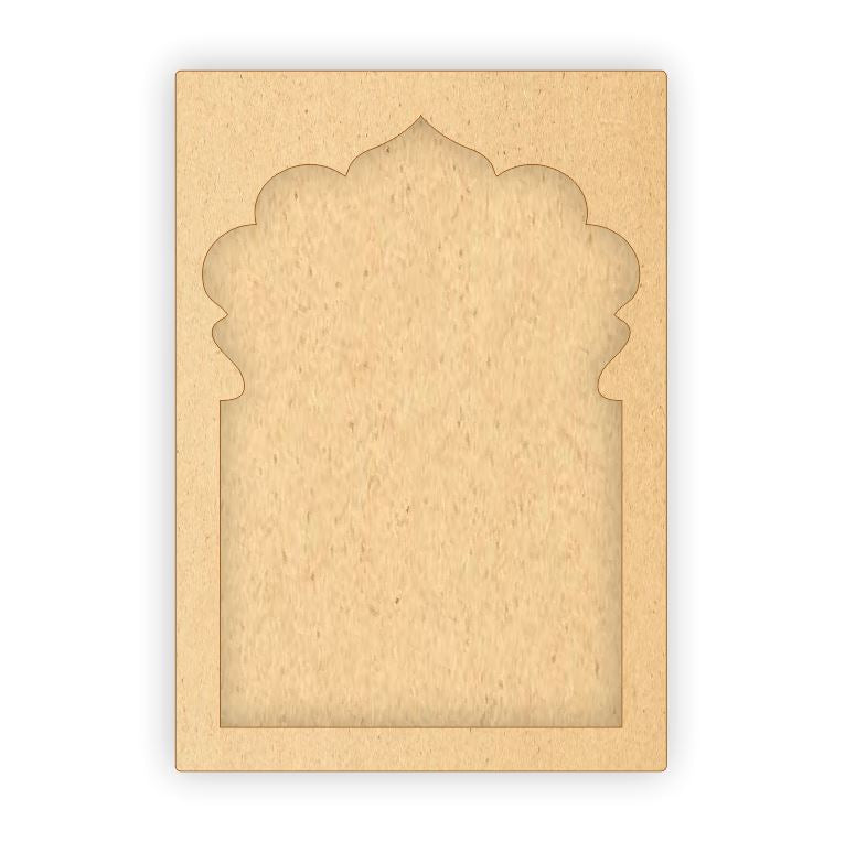 MDF Plain Jharokha Plaque