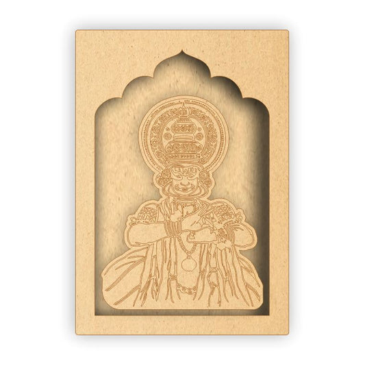 MDF Jharokha Box - Kathakali