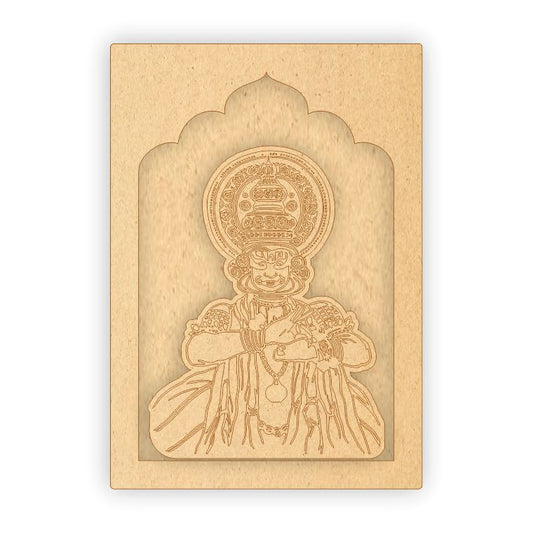 MDF Jharokha Plaque - Kathakali