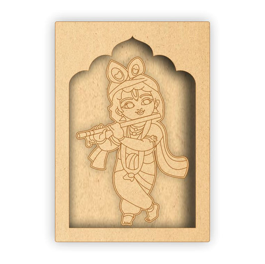 MDF Jharokha Box - Bal Krishna