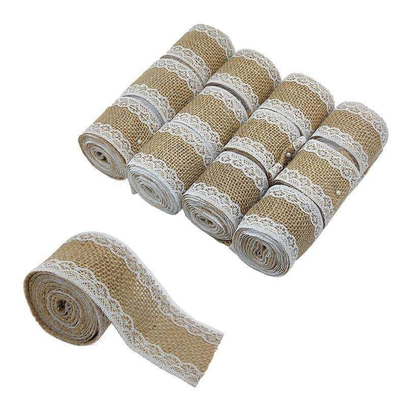 Jute Lace 2m, 12pcs Set