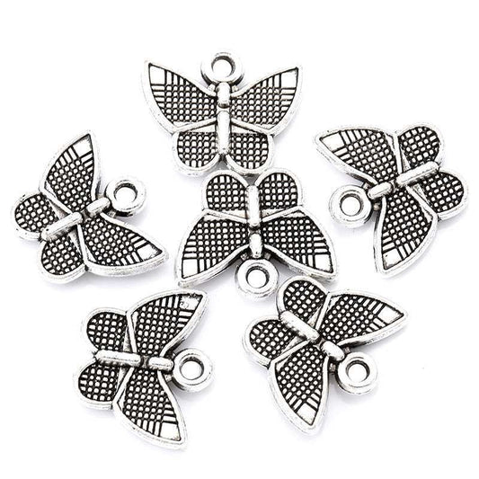 Butterfly Pendants 13x11mm
