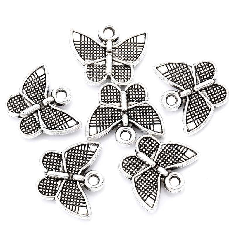 Butterfly Pendants 13x11mm