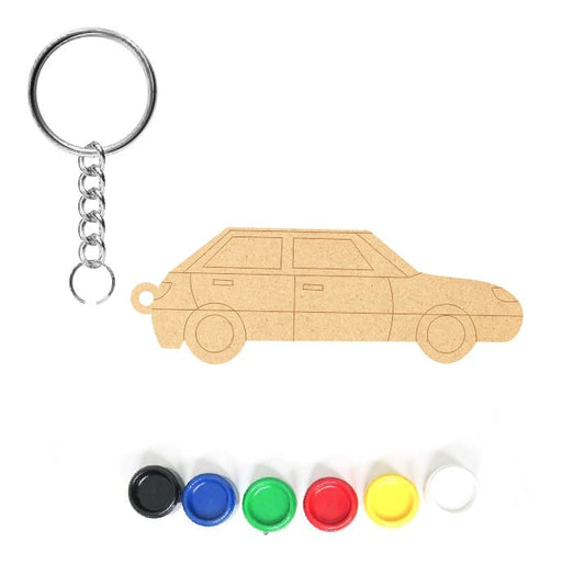 DIY MDF Keychain - Car