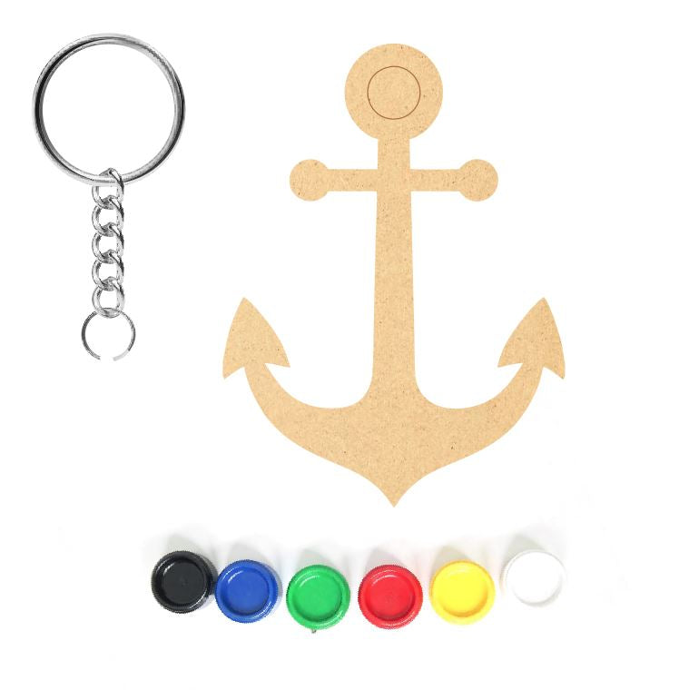 DIY MDF Keychain - Anchor