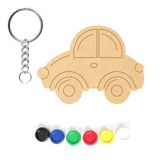 DIY MDF Keychain - Car 2