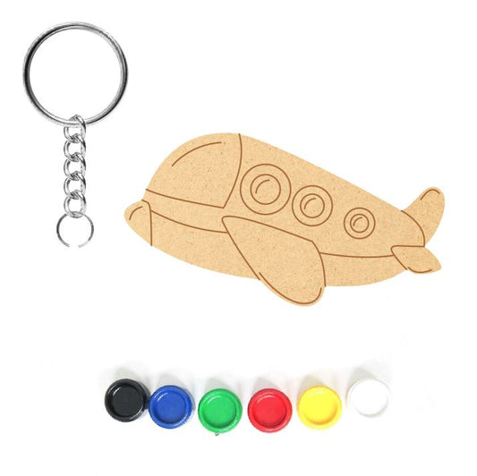 DIY MDF Keychain - Airplane