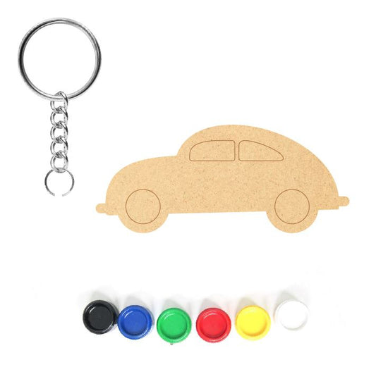DIY MDF Keychain - Car 3