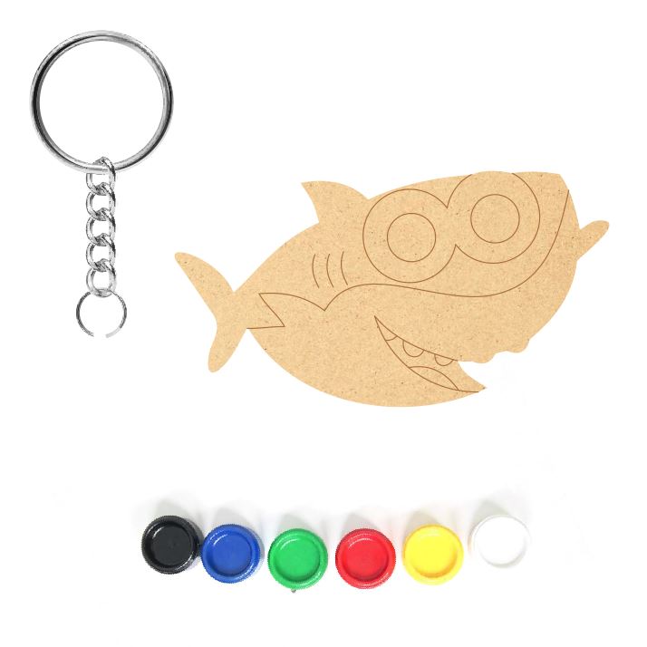 DIY MDF Keychain - Shark