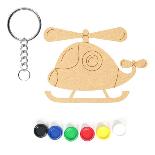DIY MDF Keychain - Helicopter