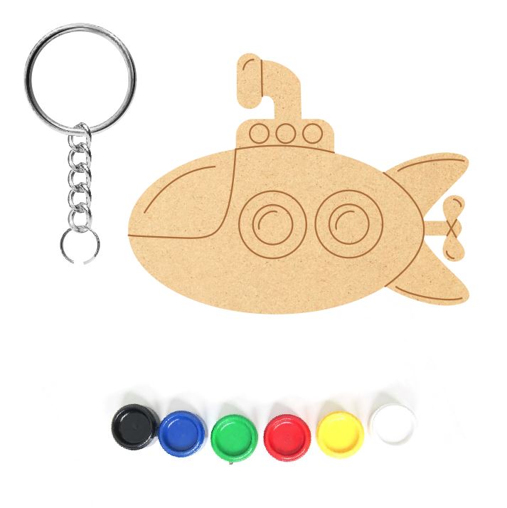 DIY MDF Keychain - Submarine