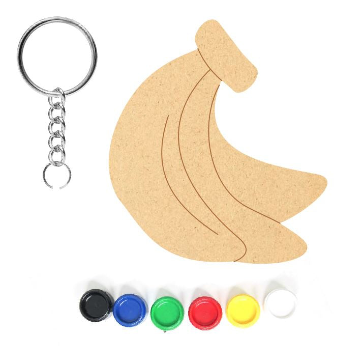 DIY MDF Keychain - Bananas