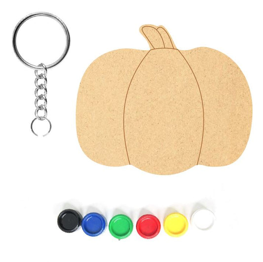 DIY MDF Keychain - Pumpkin