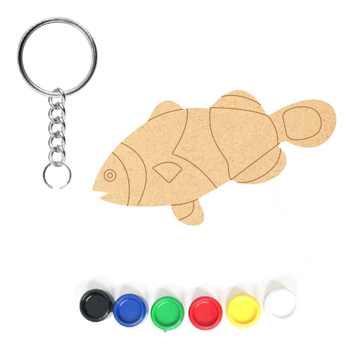 DIY MDF Keychain - Fish