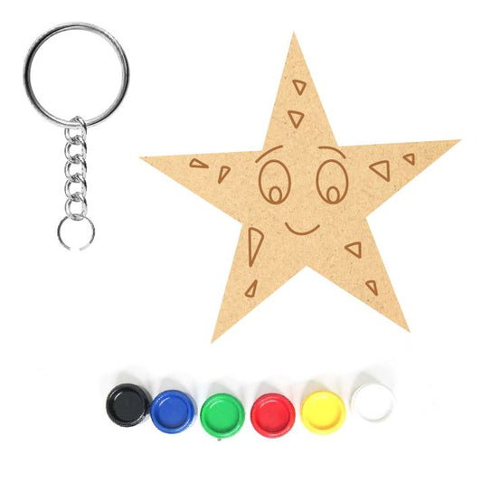 DIY MDF Keychain - Starfish