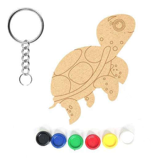 DIY MDF Keychain - Turtle
