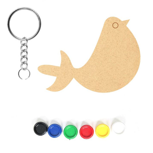 DIY MDF Keychain - Sparrow