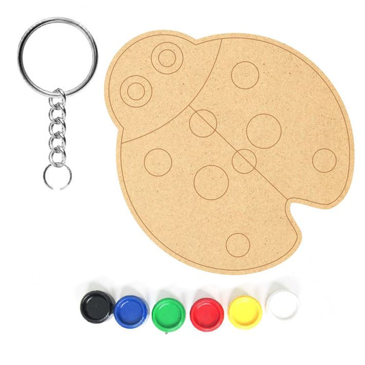 DIY MDF Keychain - Ladybird
