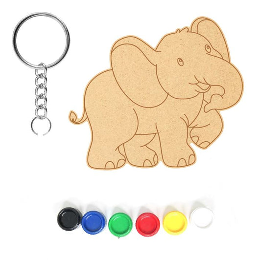 DIY MDF Keychain - Baby Elephant 3