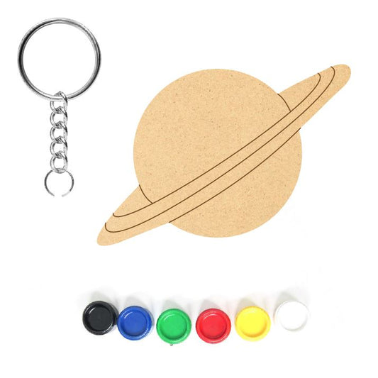 DIY MDF Keychain - Saturn