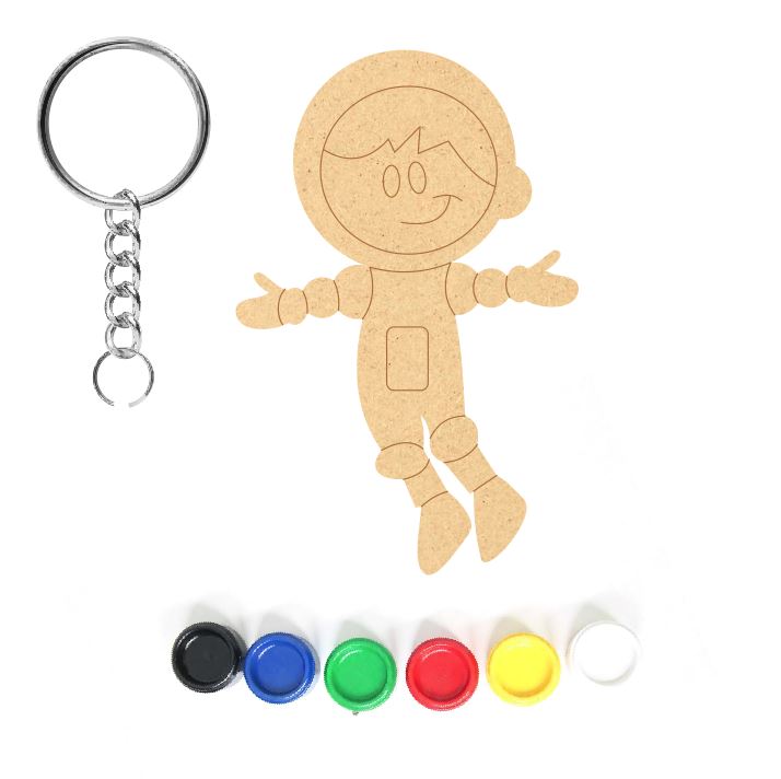 DIY MDF Keychain - Astronaut 2