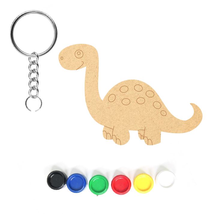 DIY MDF Keychain - Dinosaur 4