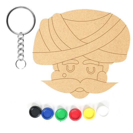 DIY MDF Keychain - Turban