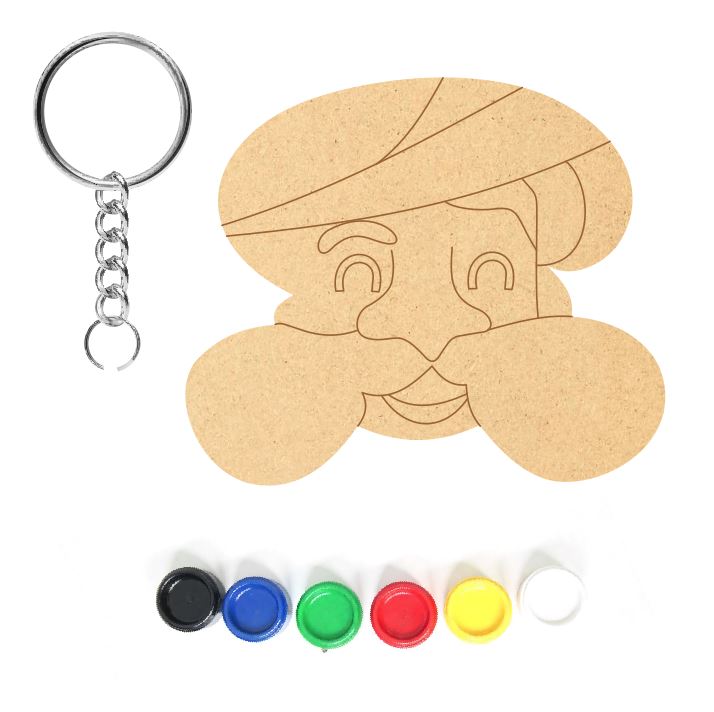 DIY MDF Keychain - Turban 2