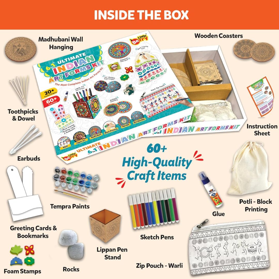 Little Berry Indian Art Forms Kit
