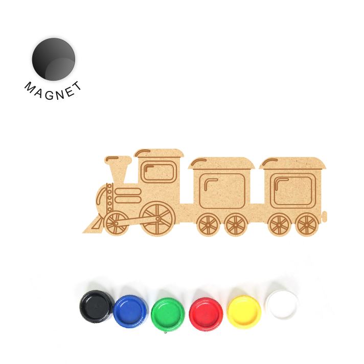 DIY Train Fridge Magnet Kit for Kids