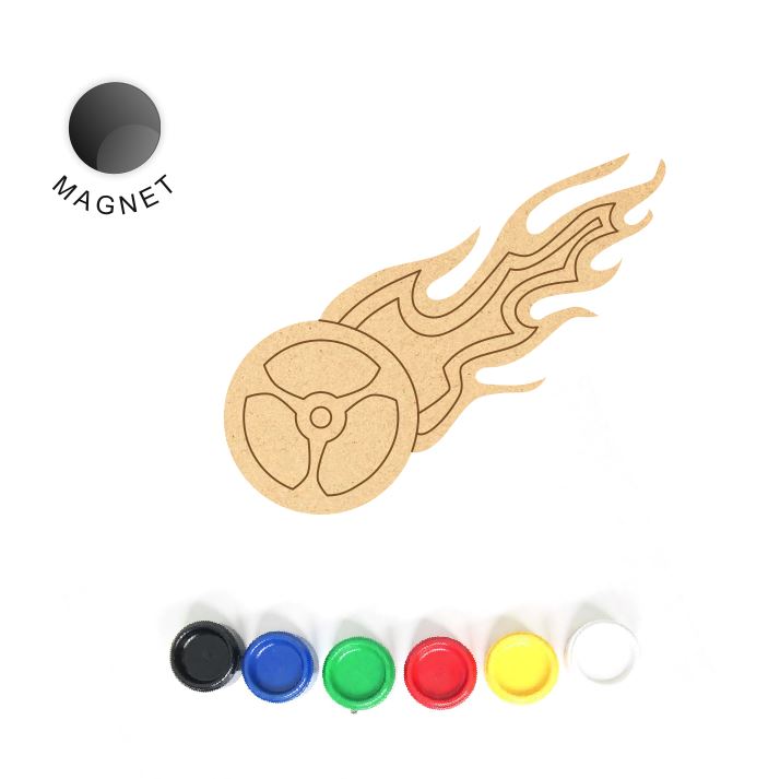 DIY Fire Wheels Fridge Magnet Kit
